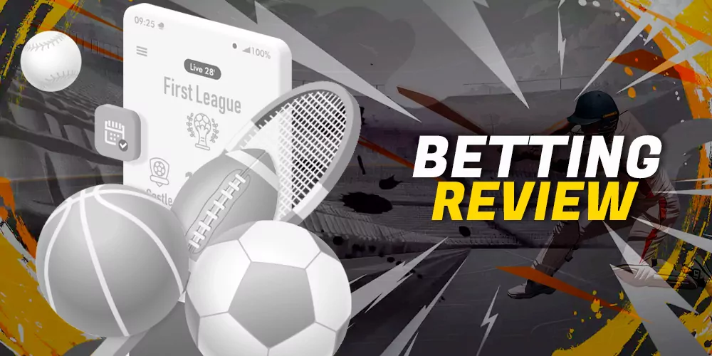 Overview of betting on various sports
