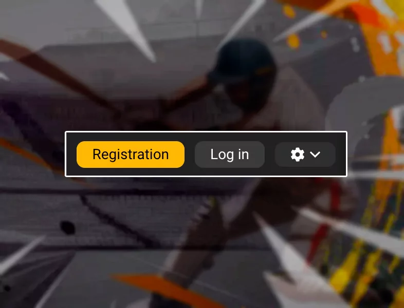 Create account and login button