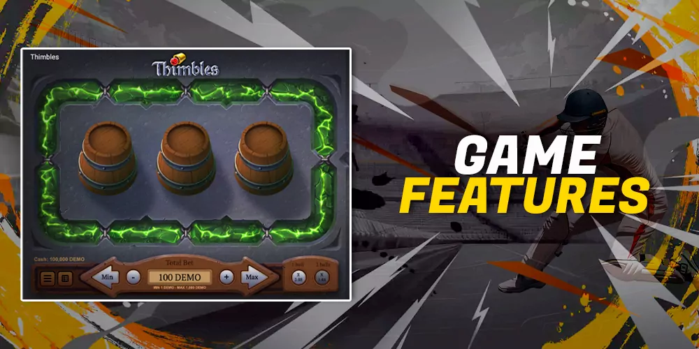 Functions and features of Thimbles game