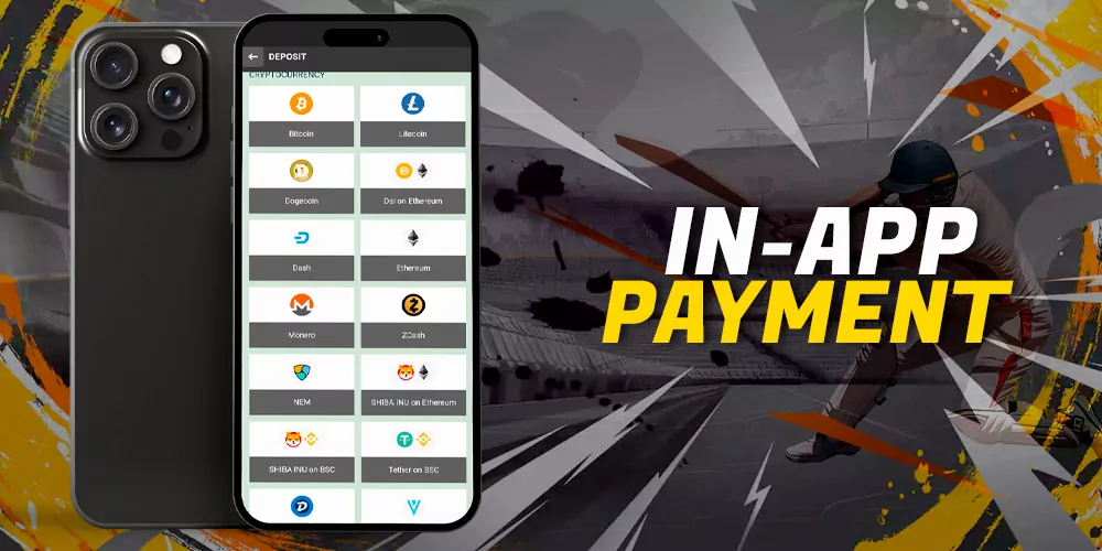 Methods of making a payment through the app