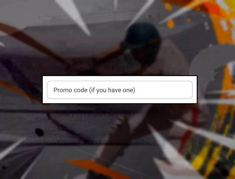 Promo code field